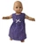 Toddler X Large Size Purple Dot Matching Girl and Doll Clothes
