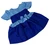 Two Tone Blue Dress Fits 15 Inch Baby Dolls
