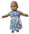 Flower Aline Dress Fits 15 - 16 Inch Baby And Cabbage Patch Kid Dolls