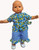 Doll Clothes Superstore Blue Shorts and Shirt Fits 18 Inch Girl Dolls Like American Girl Our Generation My Life And 15 Inch Baby Dolls