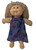 Doll Clothes Superstore Purple Dress Fits 15 - 16 Inch Baby And Cabbage Patch Kid Dolls