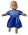 Doll Clothes Superstore Blue Sparkle Dress Fits 14-16 Inch Baby Dolls