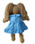 Off The Shoulder Dress Fits 15-16 Inch Baby Dolls