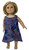 Doll Clothes Superstore Purple Floral Dress Fits 18 Inch Girl Dolls Like American Girl, Our Generation and My Life Dolls