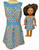 Size 10 Matching Girl And Doll Blue Flower Sundress