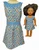 Size 10 Matching Girl And Doll Blue Flower Sundress