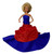 Doll Clothes Superstore Red Blue Formal Dress Fits 11 1/2 Inch Fashion Dolls Like Barbie