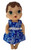 Doll Clothes Superstore Blue Flower Dress Fits Little Baby Dolls