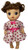 Doll Clothes Superstore Red Flower Print Dress Fits Some Baby Alive And Little Baby Dolls