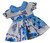 Doll Clothes Superstore Blue Floral Dress Fits Some Baby Alive And Little Baby Dolls