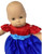 Doll Clothes Superstore Bright Red And Blue Dress Fits 15 Inch Baby Dolls