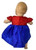 Bright Red And Blue Dress Fits 15 Inch Baby Dolls
