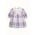 Pink And Purple Print Dress For Big Baby Dolls