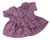 Sequined Mauve Dress Fits 14 Inch Baby Alive And Little Baby Dolls