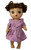 Doll Clothes Superstore Sequined Mauve Dress Fits 14 Inch Baby Alive And Little Baby Dolls