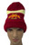 Unisex Adult Iowa State Colors Handmade Double Knitted Beanie Hat