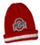 Unisex Adult Handmade Ohio State Knit Beanie Hat OSU Winter Double Knit