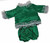 Green Metallic Ice Skating Or Performance Outfit For 18 Inch Dolls