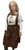 Adult Unisex Halloween Apron With Black Cats Ghosts And Ghoulies Adjustable Neck Strap Cooking Barbeque Party