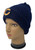 Adult Handmade Colors of Chicago Bears Double Knit Beanie Hat