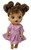 Doll Clothes Superstore Mauve Designer Dress Fits Some Baby Alive And Little Baby Dolls