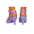 Doll Clothes Superstore Doll Swing Lavender Shoes fits Barbie and 11 1/2 " Doll