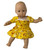 Sunshine Ruffles And Flowers For Warm Weather Dress For 15-16 Inch Cabbage Patch Kid Dolls