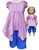 Doll Clothes Superstore Size 10.5 Matching Girl And Doll Shorts And Blouse