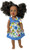 Size 12 Matching Girl And Doll Sleeveless Dress With Blue Border