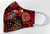 Adult Fire Dept Print Face Mask Washable Reusable Double Cotton