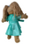 Doll Clothes Superstore Mint Party Dress Fits 15-16 Inch Baby And Cabbage Patch Kid Dolls