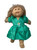 Doll Clothes Superstore Emerald Green Dress Fits 15-16 Inch Baby And Cabbage Patch Kid Dolls