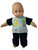 Doll Clothes Superstore Black Scrubs For Boy Or Girl 15 Inch Baby Dolls