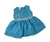 Shiny Blue Dress Fits 15-16 Inch Cabbage Patch Kid And Baby Dolls
