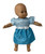 Doll Clothes Superstore Two Tone Sparkle Dress Fits 15-16 Inch Baby And Cabbage Patch Kid Dolls