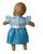 Doll Clothes Superstore Two Tone Sparkle Dress Fits 15-16 Inch Baby And Cabbage Patch Kid Dolls
