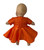 Orange Party Dress Fits 15 - 16 Baby And Cabbage Patch Kid Dolls