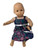 Doll Clothes Superstore Flower Sundress With Purse Fits 15-16 Inch Cabbage Patch Kid And Baby Dolls