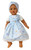 Doll Clothes Superstore Blue Flowers And Checks Dress Fits 18-20 Big Baby Dolls And Stuffed Animals