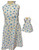 Size 7 Matching Girl And Doll Blue Flower Sundresses