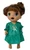 Emerald Green Dress Fits12 Inch Baby Alive And Little Baby Dolls