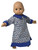Doll Clothes Superstore Blue School Dress Fits 14-16 Inch Baby Dolls
