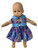 Doll Clothes Superstore Blue Splash Dress Fits 15 Inch Baby Dolls