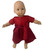 Doll Clothes Superstore Handmade Red Glitter Dress Fits 15-16 Inch Cabbage Patch Kid And Baby Dolls