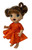 Doll Clothes Superstore Handmade Orange Party Dress Fits 12 Inch Baby Alive Dolls