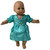 Doll Clothes Superstore Handmade Mint Green Dress Fits 15 - 16 Inch Baby And Cabbage Patch Kid Dolls