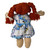 Handmade Blue Flower Dress Fits 15 - 16 Inch Cabbage Patch Kid Dolls