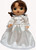 Lace Trim Christening Dress With Hat Fits Baby Alive And Little Baby Dolls