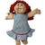Handmade Blue Flower Dress Fits 15 and also 16 Inch Cabbage Patch Kid Dolls