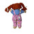Whimsical Bear Overalls Fit 15 - 16 Baby And Cabbage Patch Kid Dolls
